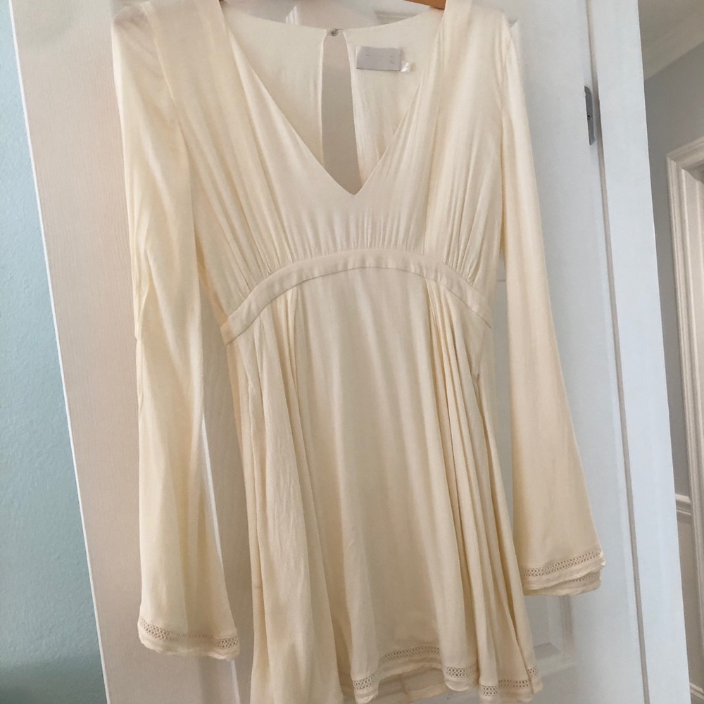 Cream White Mini Dress S